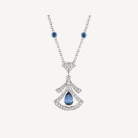 [Solara Jewelry]DREAM NECKLACE AGATE DIAMOND SILVER