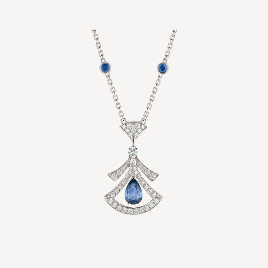 [Solara Jewelry]DREAM NECKLACE AGATE DIAMOND SILVER