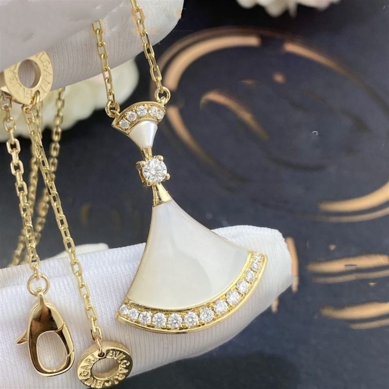 [Solara Jewelry]DREAM NECKLACE MOP GOLD DIAMOND