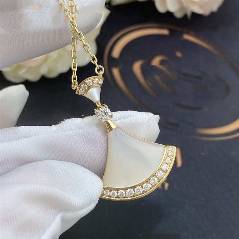 [Solara Jewelry]DREAM NECKLACE MOP GOLD DIAMOND