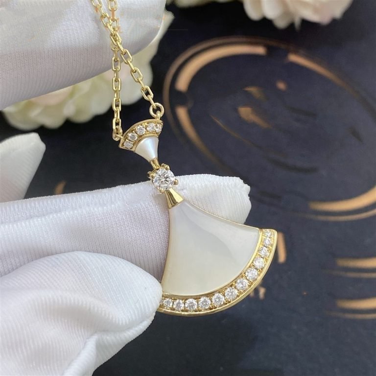 [Solara Jewelry]DREAM NECKLACE MOP GOLD DIAMOND