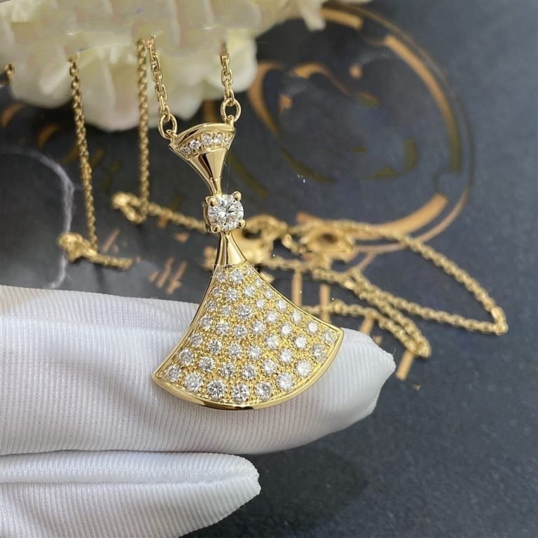 [Solara Jewelry]DREAM NECKLACE GOLD FULL DIAMOND