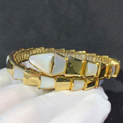 [Solara Jewelry]SERPENTI BRACELET MOP GOLD