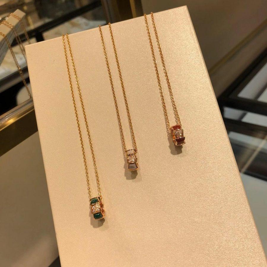 [Solara Jewelry]SERPENTI PEDANT DIAMOND NECKLACE