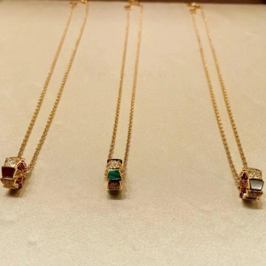 [Solara Jewelry]SERPENTI PEDANT DIAMOND NECKLACE