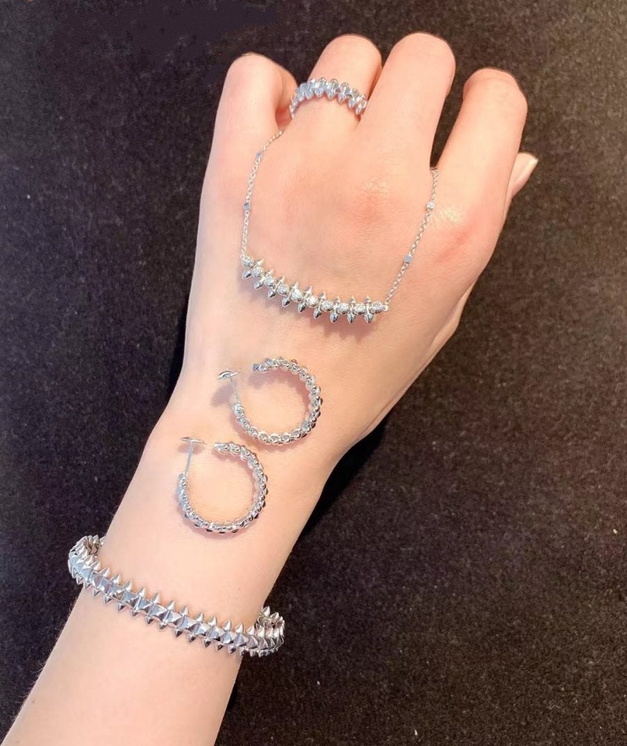 [Solara Jewelry]CLASH SILVER BRACELET
