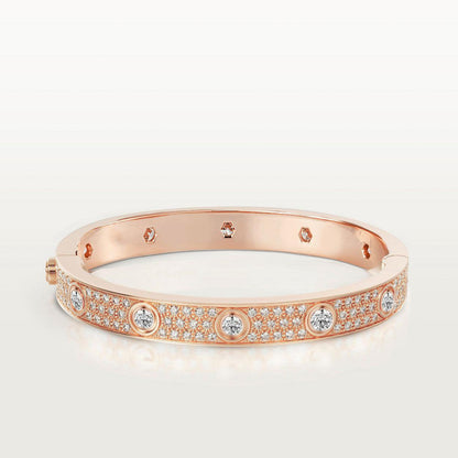 [Solara Jewelry]LOVE BRACELET 6.1MM DIAMOND-PAVED 10 BIG DIAMONDS