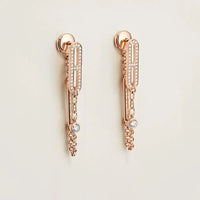 [Solara Jewelry]CHAINE CHAOS DIAMOND DROP EARRINGS