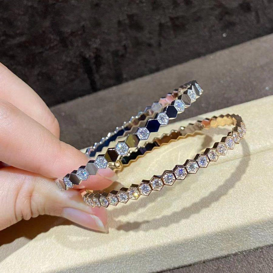 [Solara Jewelry]BEE LOVE GOLD BRACELET FULL DIAMOND