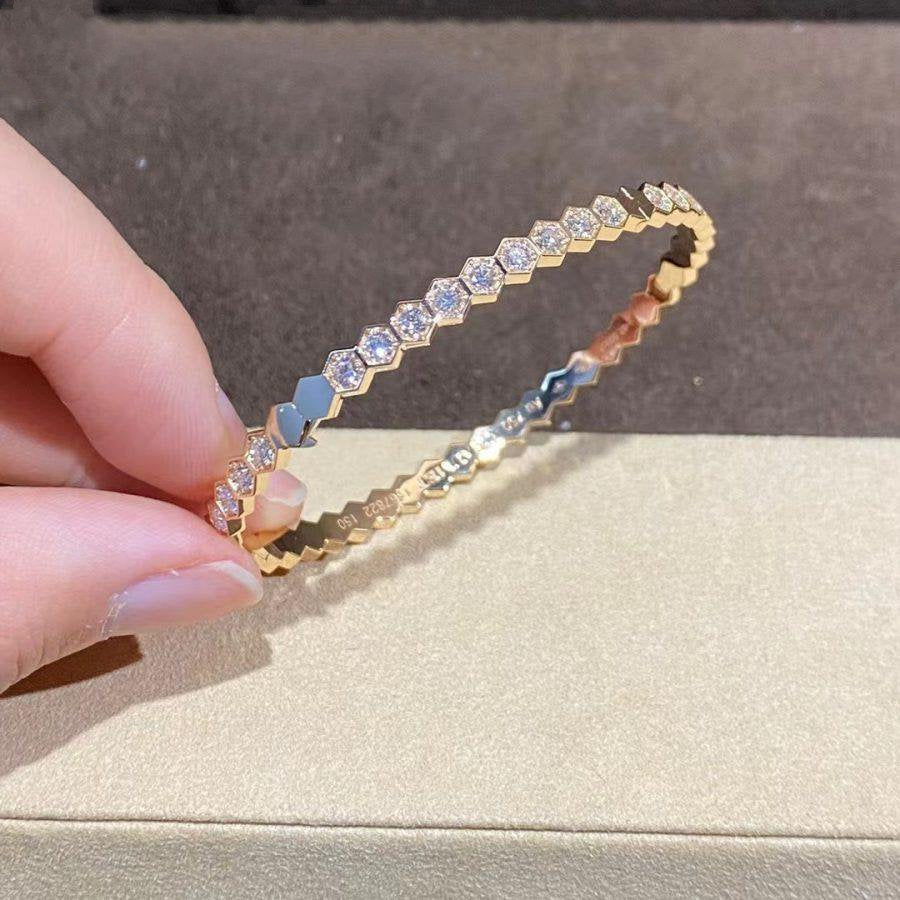 [Solara Jewelry]BEE LOVE GOLD BRACELET FULL DIAMOND