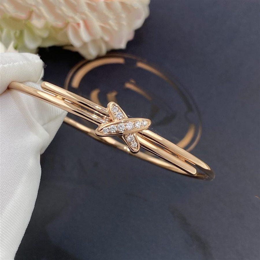 [Solara Jewelry]JEUX DE BRACELET PINK GOLD DIAMONDS