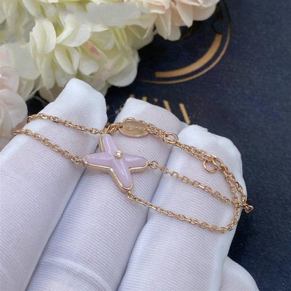 [Solara Jewelry]JEUX BRACELET PINK MOP PINK GOLD 1 DIAMOND