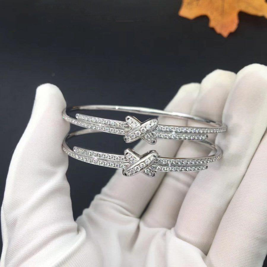 [Solara Jewelry]JEUX DE BRACELET DIAMONDS SILVER