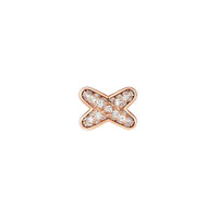 [Solara Jewelry]JEUX DE PINK GOLD DIAMOND EARRINGS