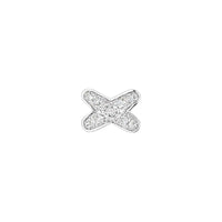 [Solara Jewelry]JEUX DE SILVER DIAMOND EARRINGS