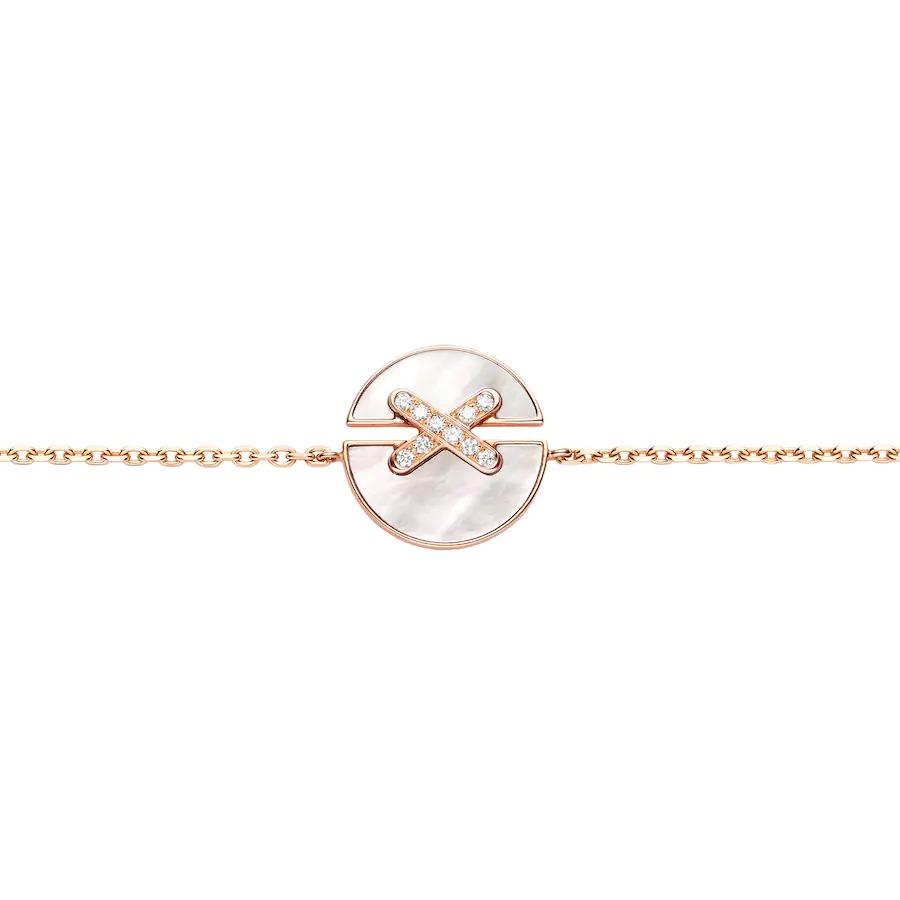 [Solara Jewelry]JEUX DE BRACELET MOP PINK GOLD DIAMONDS