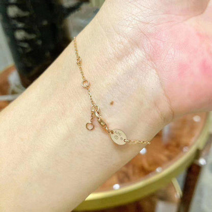 [Solara Jewelry]JEUX DE BRACELET MOP PINK GOLD DIAMONDS