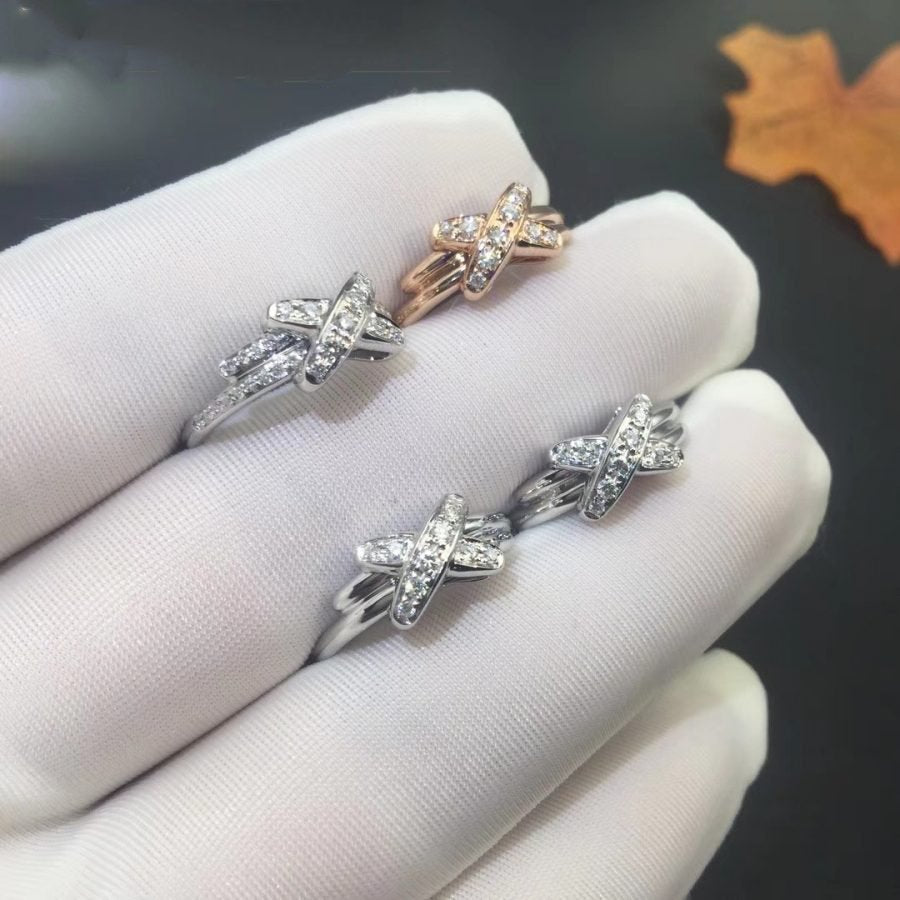 [Solara Jewelry]JEUX DE SILVER DIAMOND RING