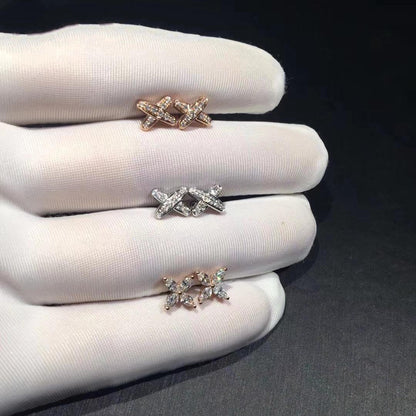 [Solara Jewelry]JEUX DE DIAMOND EARRINGS