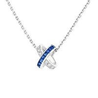 [Solara Jewelry]LIENS DIAMOND SILVER NECKLACE