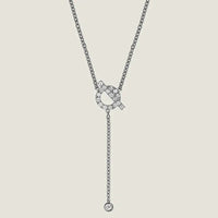[Solara Jewelry]FINESSE SILVER DIAMOND NECKLACE