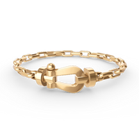 [Solara Jewelry]FORCE LARGE HORSESHOE CLASP  METAL BRACELET