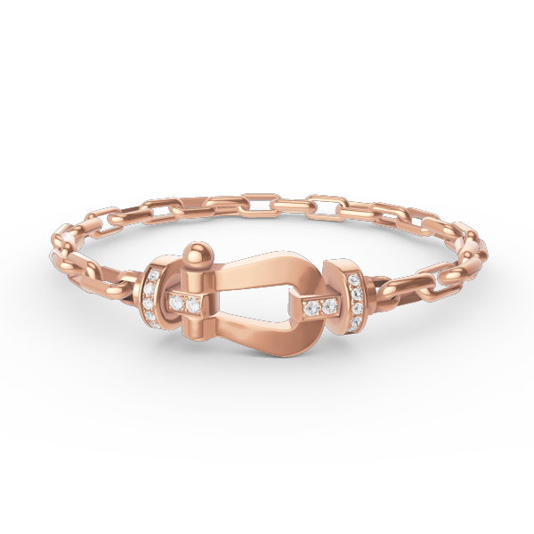 [Solara Jewelry]FORCE LARGE HORSESHOE CLASP  METAL BRACELET