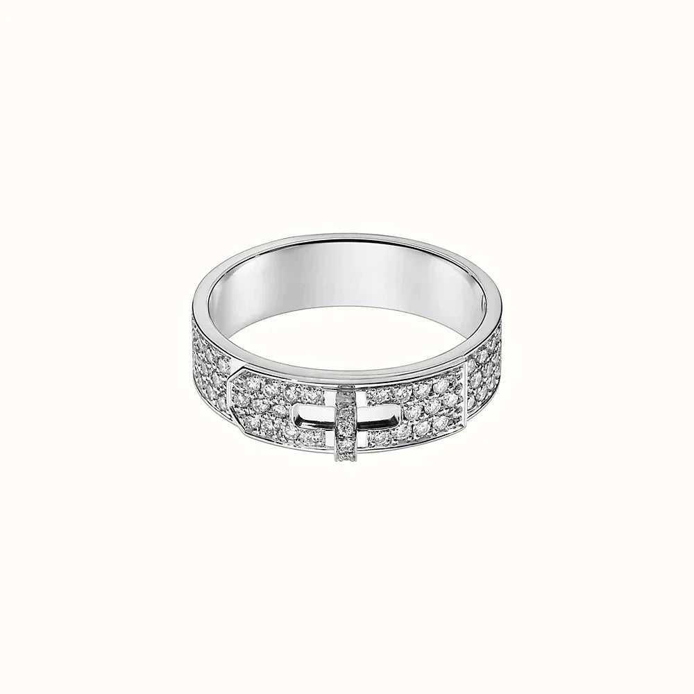 [Solara Jewelry]KELLY SILVER DIAMOND RING
