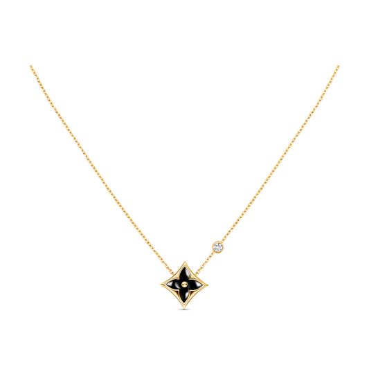 [Solara Jewelry]STAR BLACK MOP NECKLACE