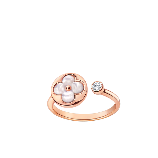 [Solara Jewelry]SUN 1 DIAMOND PINK MOP RING