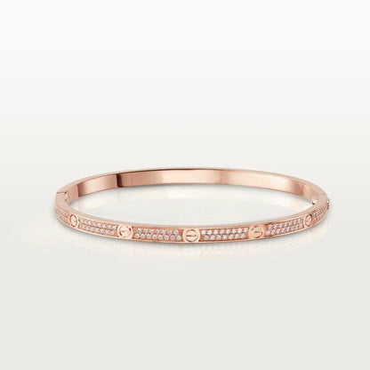 [Solara Jewelry]LOVE BRACELET 3.65MM DIAMOND-PAVED