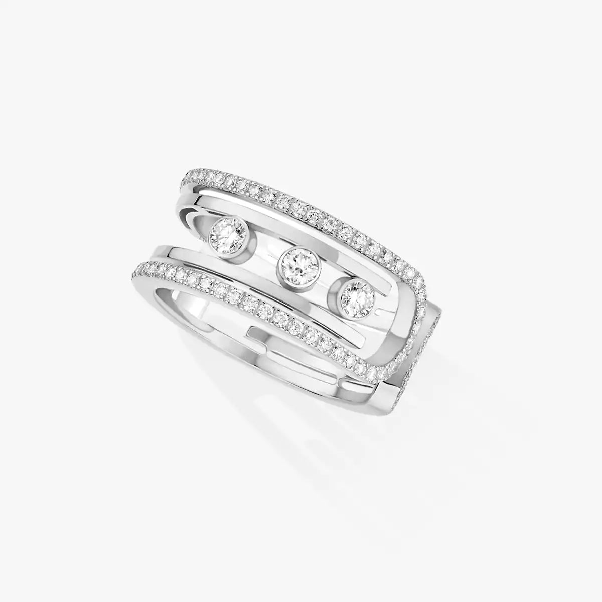 [Solara jewelry]Move 10th Diamond Ring in Gold