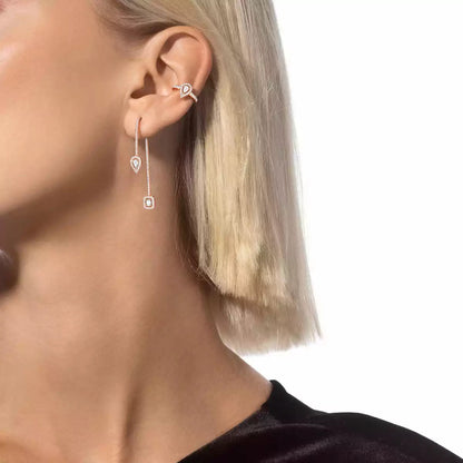 [Solara jewelry]Diamond Drop Earrings My Twin
