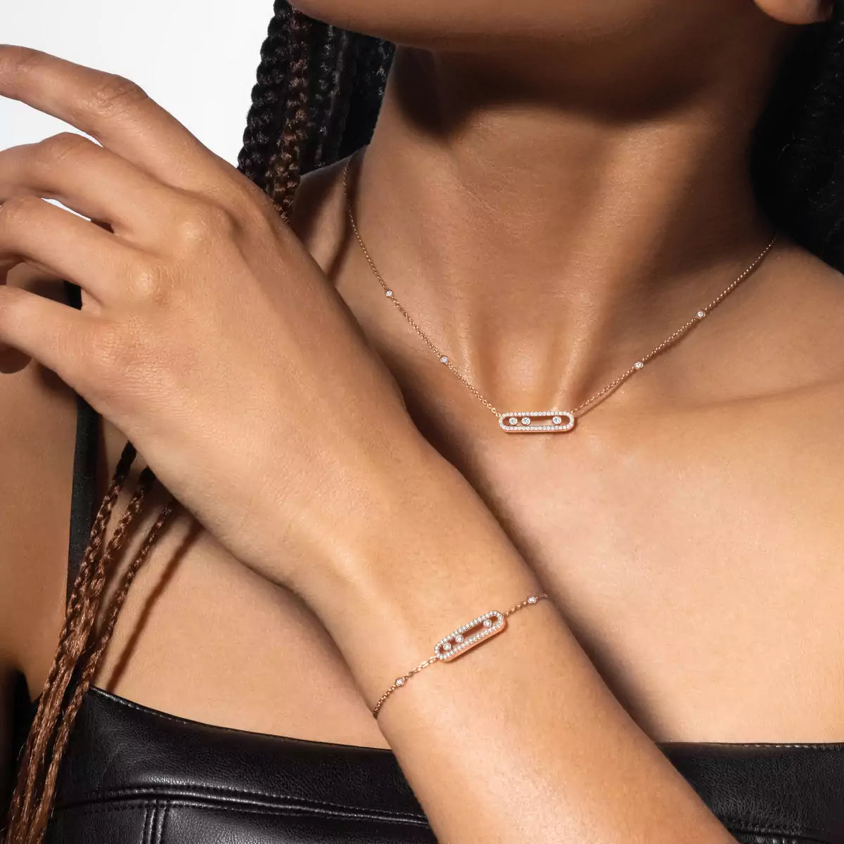 [Solara jewelry]Pavé Baby Move Diamond Bracelet