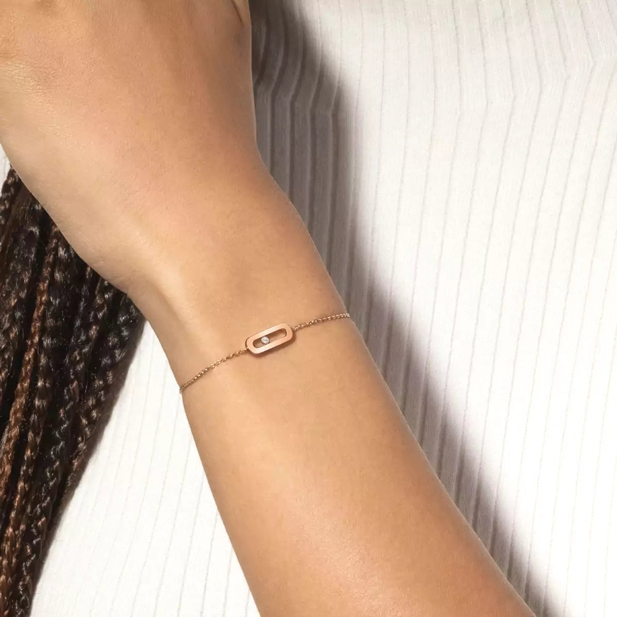 [Solara jewelry]Move Uno Diamond Bracelet
