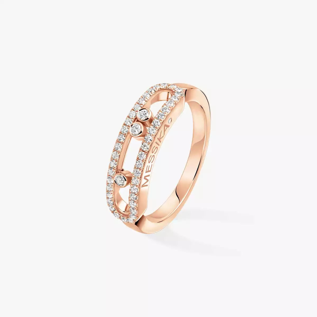 [Solara jewelry] Baby Move Gold Diamond Pave_ Ring