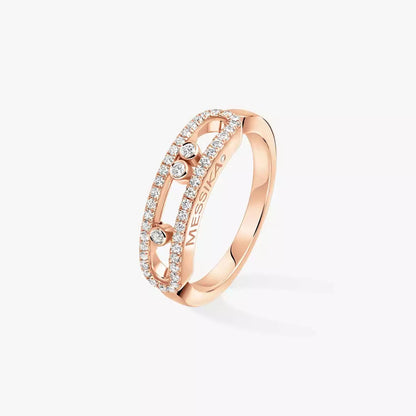 [Solara jewelry] Baby Move Gold Diamond Pave_ Ring