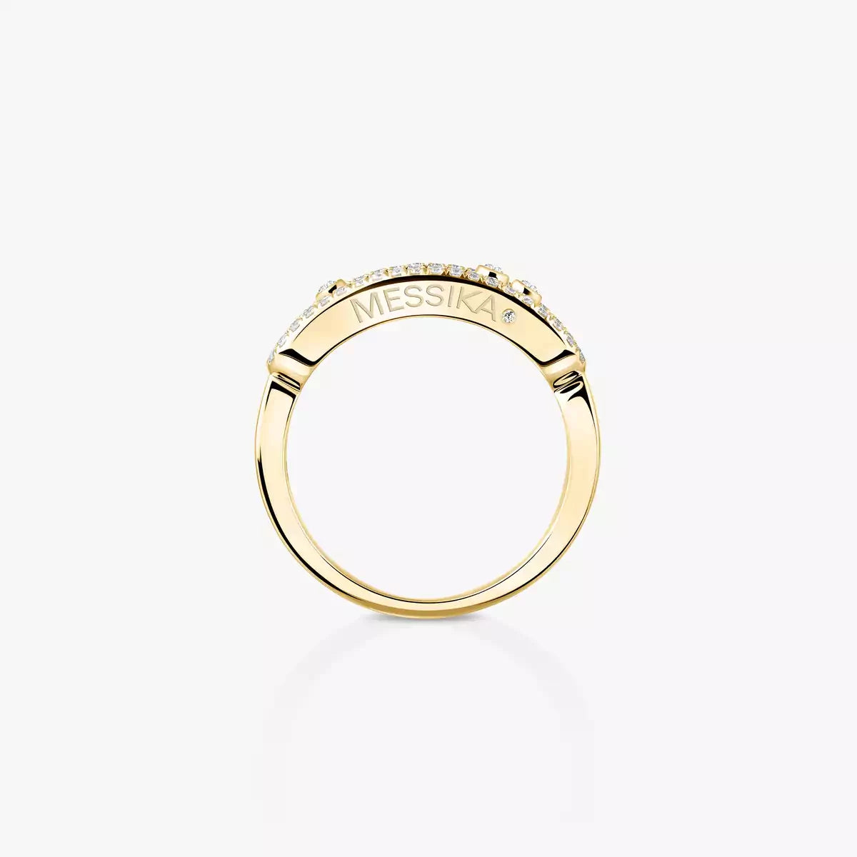 [Solara jewelry] Baby Move Gold Diamond Pave_ Ring