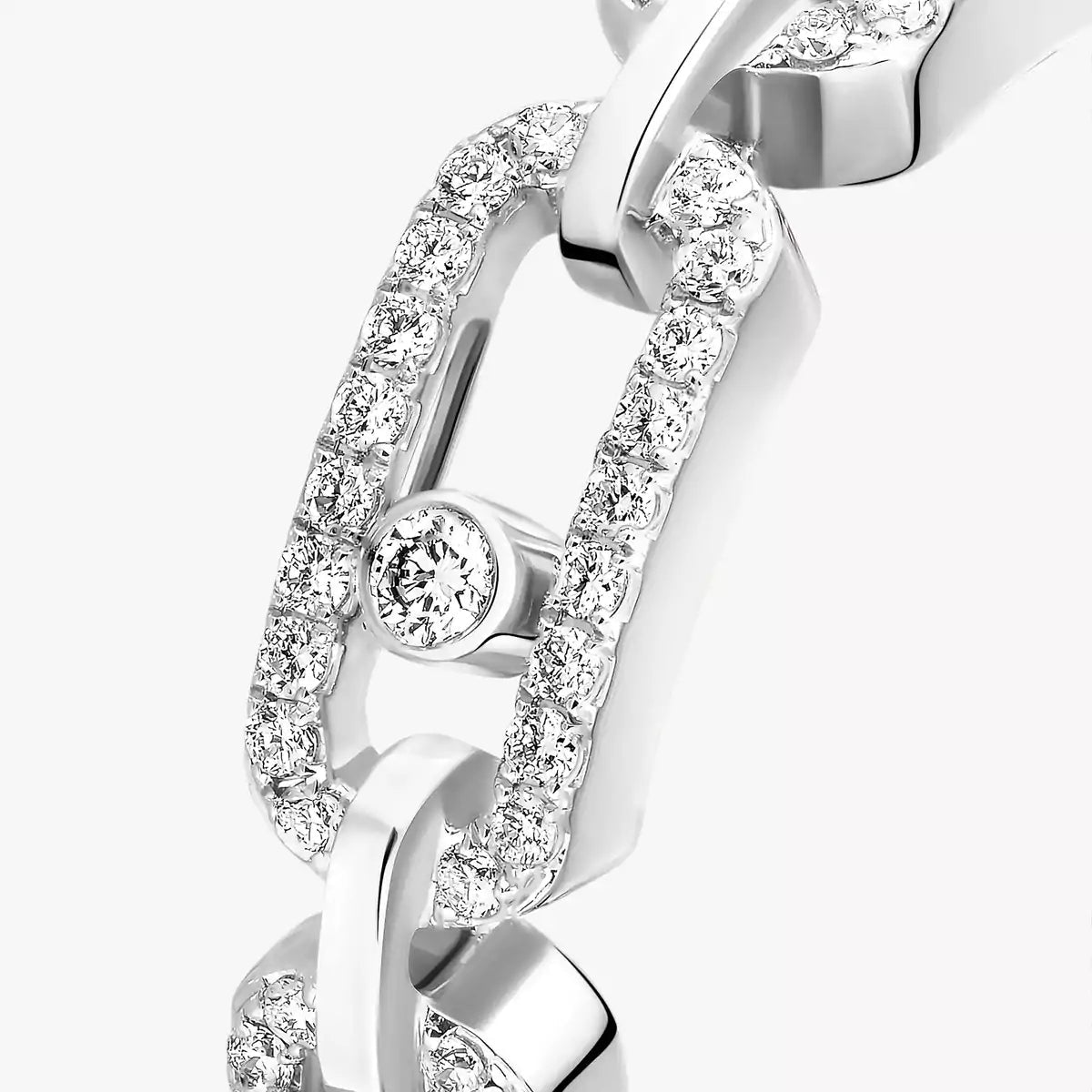 [Solara jewelry]Move Link Pave_-Set Diamond Ring in Gold
