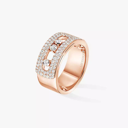 [Solara jewelry] Move Noa Diamond Pave_ Ring