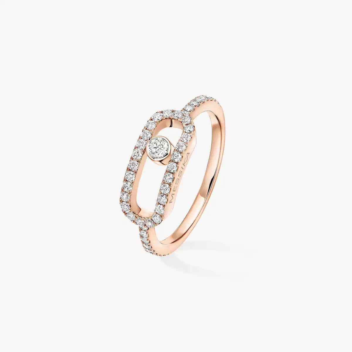 [Solara jewelry]Move Uno Diamond Ring in Gold