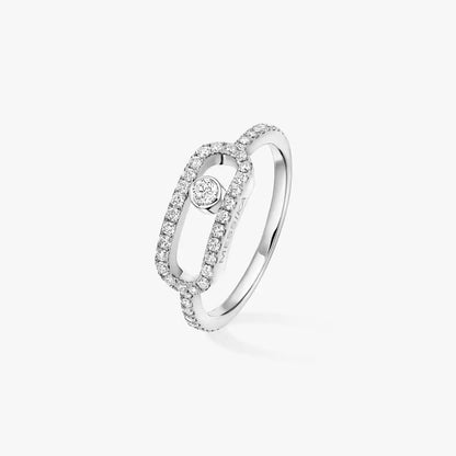 [Solara jewelry]Move Uno Diamond Ring in Gold