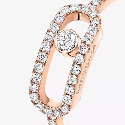 [Solara jewelry]Move Uno Diamond Ring in Gold