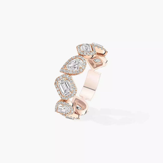 [Solara jewelry]Diamond Wedding Ring My Twin