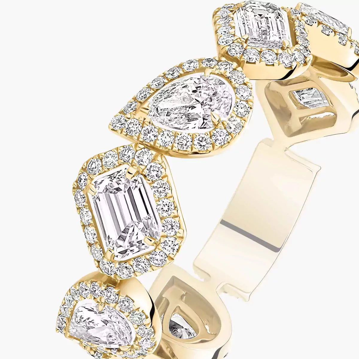 [Solara jewelry]Diamond Wedding Ring My Twin