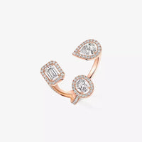 [Solara Jewelry]  Diamond Ring 0,25ct My Twin Trilogy