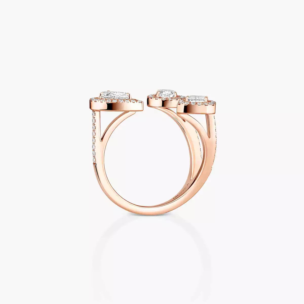 [[Solara jewelry] Diamond Ring 0,25ct My Twin Trilogy