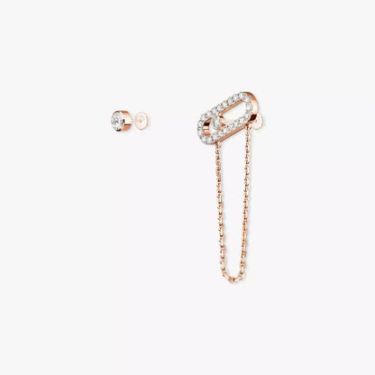 [Solara jewelry]Move Uno Diamond Earrings