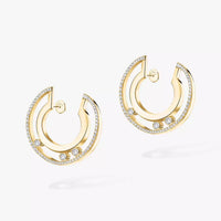 [Solara Jewelry] Move Romane Small Diamond Hoop Earrings