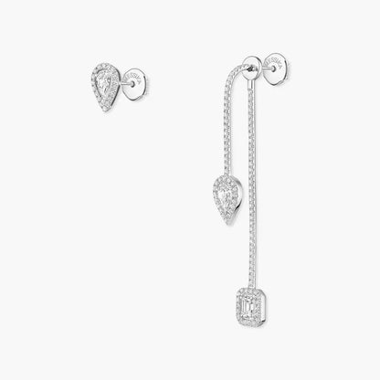 [Solara jewelry]Diamond Drop Earrings My Twin